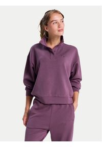 Roxy Spodnie dresowe Rise & Vibe Sweets ERJNP03660 Bordowy Regular Fit. Kolor: czerwony. Materiał: syntetyk #1