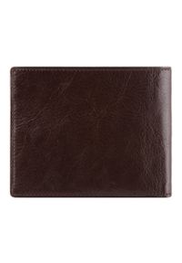 Wittchen - Męski portfel skórzany z rozkładanym panelem. Kolor: brązowy. Materiał: skóra #3