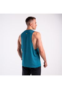 Tank top treningowy DZIK® niebieski. Kolor: niebieski. Materiał: materiał