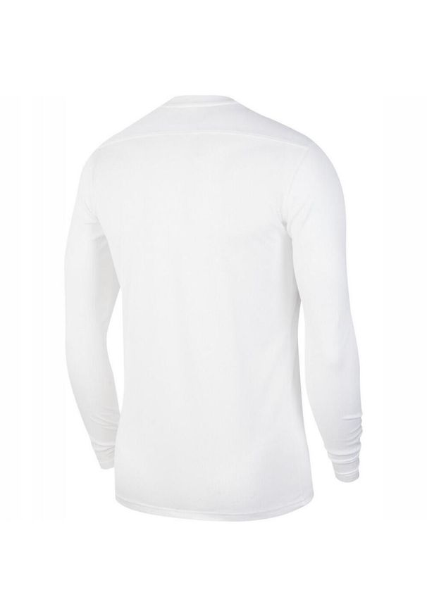 Nike - Męska Koszulka Z Długim Rękawem Park VII Jersey DriFIT. Kolor: biały. Materiał: jersey. Długość rękawa: długi rękaw. Długość: długie. Sport: turystyka piesza