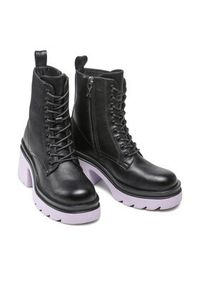 DeeZee Trzewiki H90112-1 Czarny. Kolor: czarny. Materiał: skóra #2
