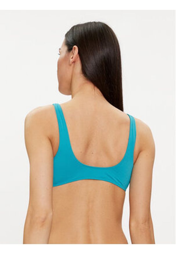 Calvin Klein Swimwear Góra od bikini KW0KW02344 Niebieski. Kolor: niebieski. Materiał: syntetyk