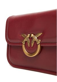 Pinko - PINKO Torebka Love Box Bag Fl Mini PE 25 PLTT 104297 A26J Bordowy. Kolor: czerwony. Materiał: skórzane #4