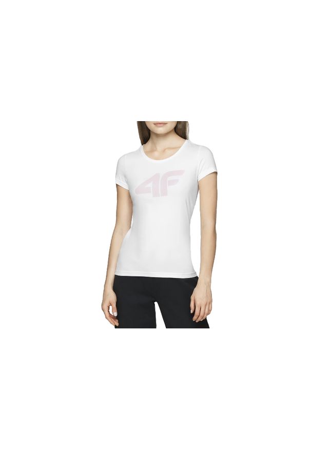 4f - 4F Women's T-shirt NOSH4-TSD005-10S. Kolor: biały