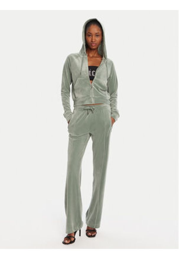 Juicy Couture Bluza Madison JCWA122001 Zielony Slim Fit. Kolor: zielony. Materiał: syntetyk