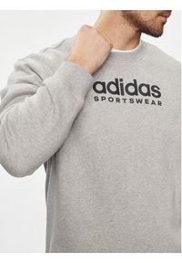 Adidas - adidas Bluza All SZN Graphic IC9823 Szary Loose Fit. Kolor: szary. Materiał: bawełna #4