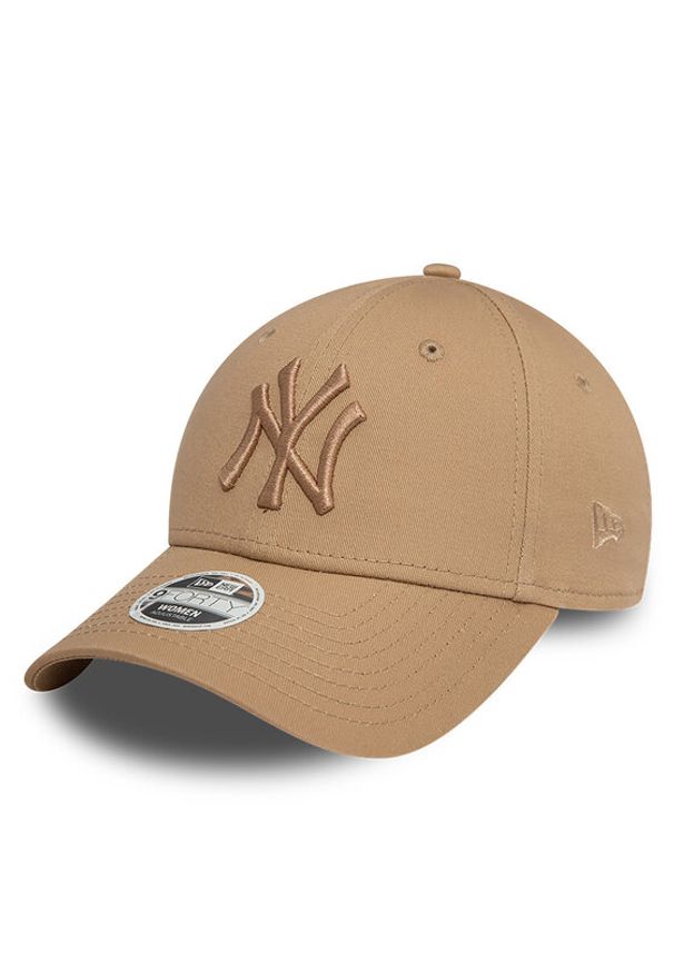 New Era Czapka z daszkiem 9FORTY MLB NY New York Yankees 60471463 Beżowy. Kolor: beżowy. Materiał: bawełna, materiał