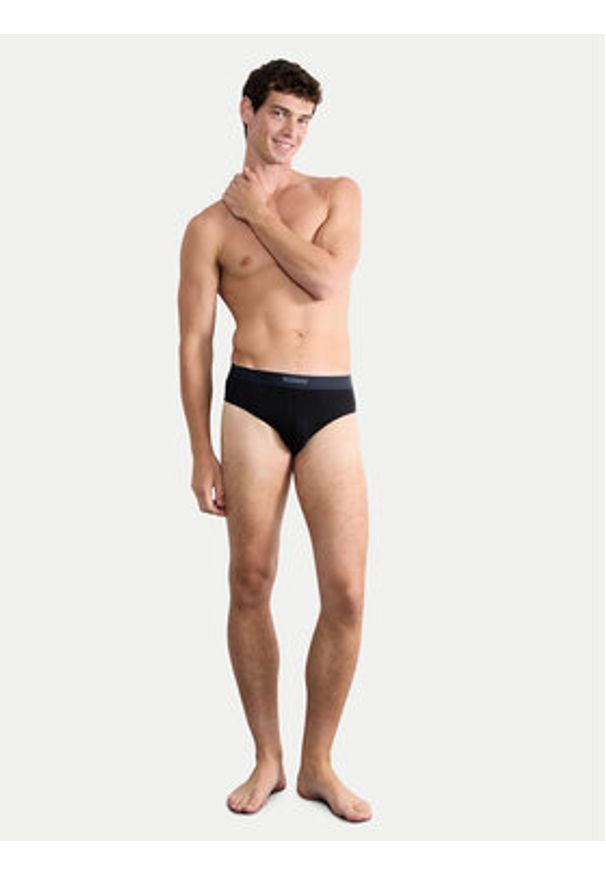 Sloggi Komplet slipów 10222378 Czarny. Kolor: czarny. Materiał: bawełna