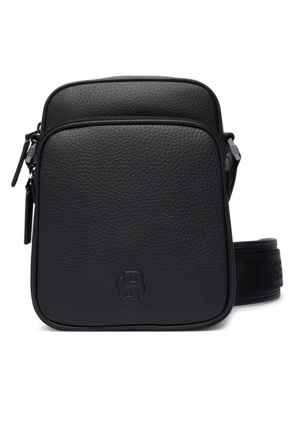 BOSS Saszetka 50558857 Czarny. Kolor: czarny. Materiał: skóra