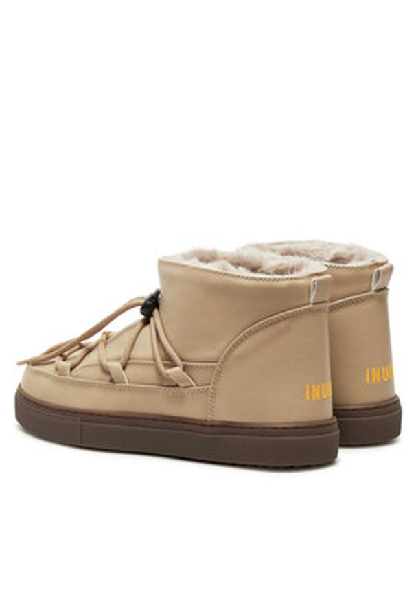 Inuikii Śniegowce Grape Low 05600-004 Beżowy. Kolor: beżowy. Materiał: skóra