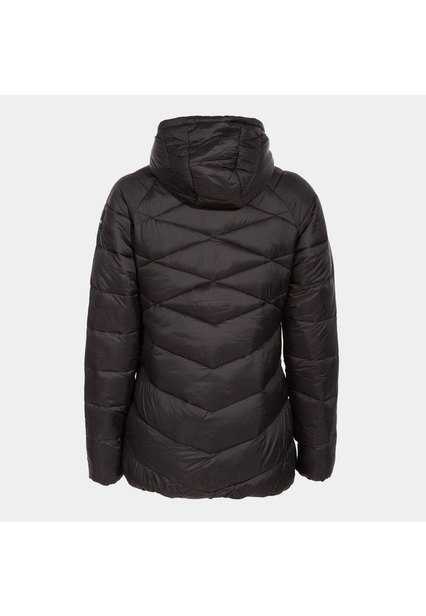 Kurtka outdoorowa anorak damska Joma Explorer wiatroodporna pikowana z kapturem. Typ kołnierza: kaptur. Kolor: czarny