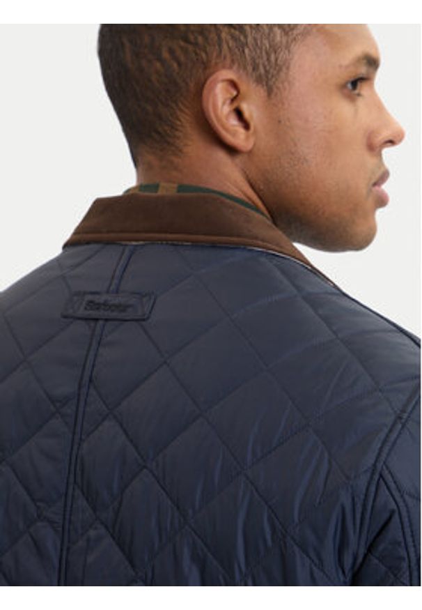 Barbour Kurtka przejściowa Quilted MQU0559NY91 Granatowy. Kolor: niebieski. Materiał: syntetyk