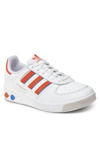 Adidas - adidas Buty G.S Court GX9448 Biały. Kolor: biały. Materiał: skóra