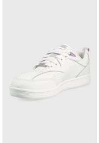 Fila sneakersy skórzane kolor biały. Nosek buta: okrągły. Zapięcie: sznurówki. Kolor: biały. Materiał: skóra #4