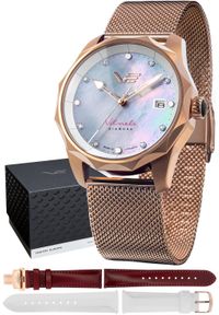 Zegarek damski Vostok Europe VS42-125B754BM różowe złoto. Kolor: różowy, złoty, wielokolorowy #1