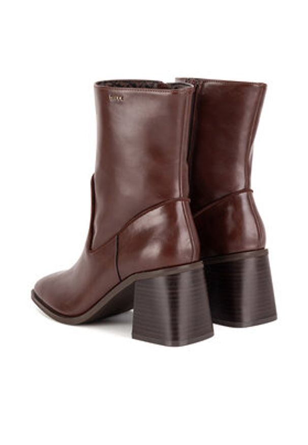 MEXX Botki MI001714643W Brązowy. Kolor: brązowy. Materiał: materiał