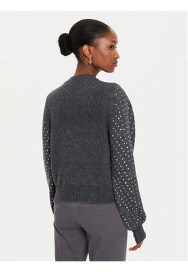 Marella Sweter Molo 2423946034 Szary Regular Fit. Kolor: szary. Materiał: syntetyk