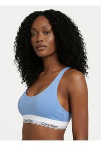 Calvin Klein Underwear Biustonosz braletka LV00QF8503 Błękitny. Kolor: niebieski. Materiał: bawełna #1