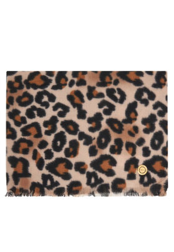 Guess Szalik AW5409 POL03 Brązowy. Kolor: brązowy. Materiał: poliester, materiał