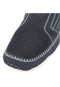 Rieker Półbuty 06351-14 Niebieski. Kolor: niebieski. Materiał: skóra #6