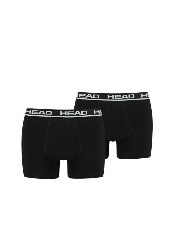 Bokserki męskie Head Basic Boxer 2 Pack. Kolor: wielokolorowy, czarny