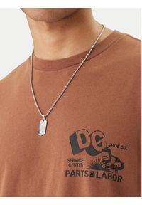 DC Shoes T-Shirt Parts Dep EDYZT04366 Brązowy Regular Fit. Kolor: brązowy. Materiał: bawełna #3