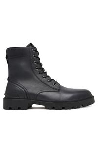 Pepe Jeans Trapery Ryan Top M PMS500005 Czarny. Kolor: czarny. Materiał: skóra, syntetyk #1