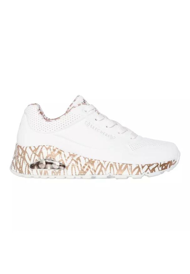 skechers - Chaussures Femme UNO LOVING LOVE WTRG Blanc Skechers. Kolor: biały
