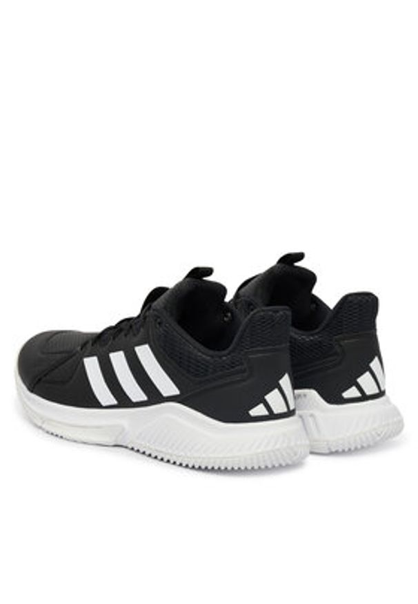 Adidas - adidas Buty halowe Court Flight JP8907 Czarny. Kolor: czarny. Materiał: skóra