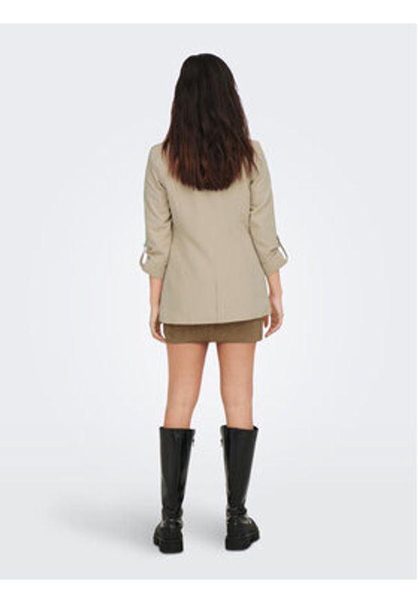 only - ONLY Marynarka Kayle-Orleen 15218743 Beżowy Regular Fit. Kolor: beżowy. Materiał: syntetyk