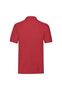 FRUIT OF THE LOOM - Męska Koszulka Polo Premium. Typ kołnierza: polo. Kolor: czerwony
