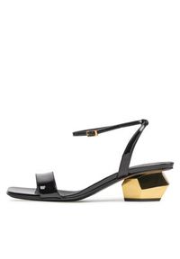 Giuseppe Zanotti - GIUSEPPE ZANOTTI Sandały E200103 001 Czarny. Kolor: czarny. Materiał: skóra, lakier #6