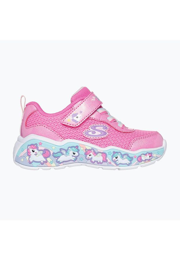 skechers - Buty dziecięce SKECHERS Play Scene Fun Squad. Kolor: różowy