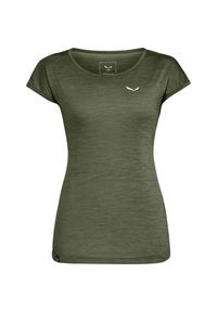 Salewa - Koszulka trekkingowa damska Puez Melange Dry Ss Tee Women. Kolor: zielony