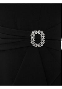 Rinascimento Sukienka koktajlowa CFC0116131003 Czarny Slim Fit. Kolor: czarny. Materiał: syntetyk. Styl: wizytowy #4