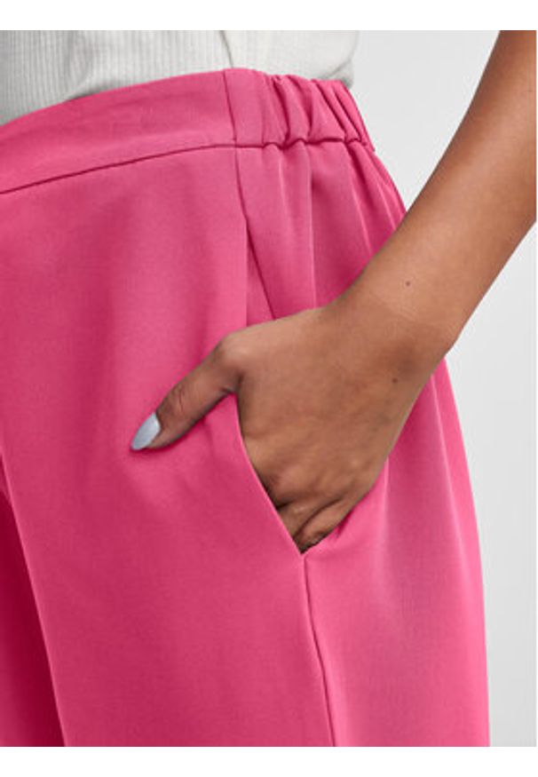 Pieces Spodnie materiałowe Bossy 17140744 Różowy Loose Fit. Kolor: różowy. Materiał: syntetyk