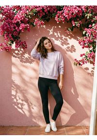 Sinsay - Legginsy sportowe Gym Hard - czarny. Kolor: czarny. Styl: sportowy #1