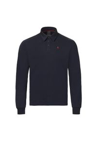 Koszulka polo z długim rękawem Musto Rugby. Typ kołnierza: polo. Kolor: niebieski. Długość rękawa: długi rękaw. Długość: długie #1