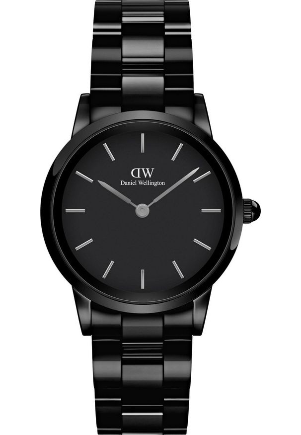 Daniel Wellington - Zegarek DANIEL WELLINGTON DW00100414. Kwarcowy, Kolor czarny. Kobieta. NoSize. Kolor: czarny