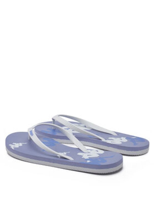 Kappa Japonki 351C24W VIOLET LAVANDA - WHITE - VIOLET LAVANDER Kolorowy. Materiał: materiał, syntetyk. Wzór: kolorowy