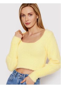 DeeZee Sweter Missisipi AL008 Żółty Regular Fit. Kolor: żółty. Materiał: syntetyk #3