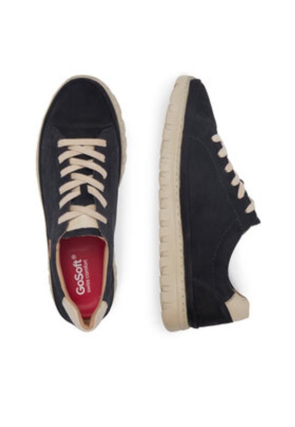 Go Soft Sneakersy MONE-01N MI08 Czarny. Kolor: czarny. Materiał: zamsz, skóra