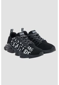 Versace Jeans Couture - VERSACE JEANS COUTURE Czarne sneareksy męskie Fondo Nomo Dis. 13, Rozmiar 43. Kolor: czarny #4