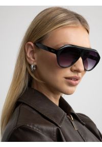 Big-Star - Okulary przeciwsłoneczne unisex czarne Aradi 906. Kolor: czarny