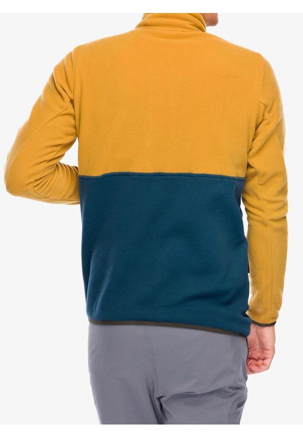 Bluza bez kaptura męska Hannah Mint. Typ kołnierza: bez kaptura. Kolor: żółty. Styl: sportowy. Sport: turystyka piesza