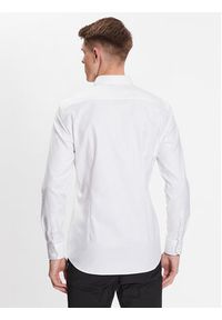 BOSS - Boss Koszula 50470583 Biały Slim Fit. Kolor: biały. Materiał: bawełna #4