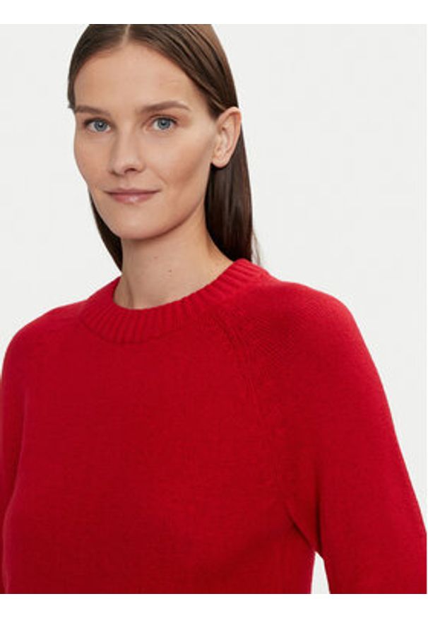 GAP - Gap Sweter 483675-05 Czerwony Regular Fit. Kolor: czerwony. Materiał: bawełna, syntetyk