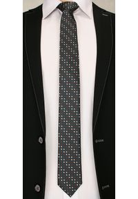 Krawat Męski, Beżowo-Brązowe Romby - 6 cm - Angelo di Monti, Kolorowy. Kolor: brązowy, beżowy, wielokolorowy. Wzór: kolorowy, geometria