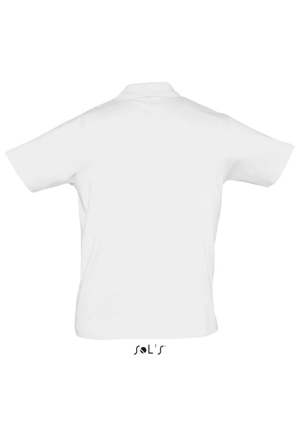 SOL'S - Polo Sol's Prescott. Okazja: na co dzień. Typ kołnierza: polo. Kolor: biały. Styl: casual