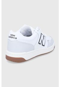 New Balance Buty skórzane BB480LBS kolor biały. Nosek buta: okrągły. Zapięcie: sznurówki. Kolor: biały. Materiał: skóra #5